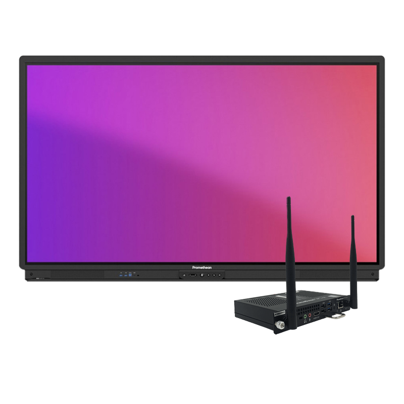 Інтерактивна панель Promethean ActivPanel 9 Premium 75"(AP9-B75-EU), ПК модуль OPS-M i5-12Gen/8/256/W11Pro(OPS4-5P8R256S-WIN), настінне кріплення